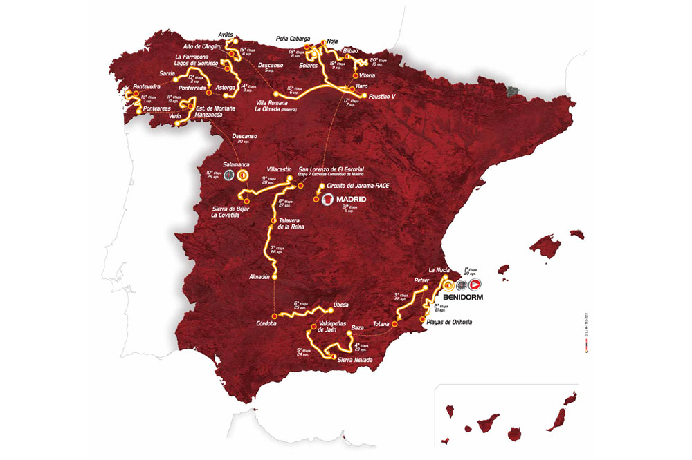 Le 66ème Tour d'Espagne présenté, actualité vélo pros