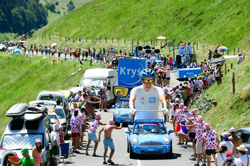 La caravane Krys sur le Tour de France
