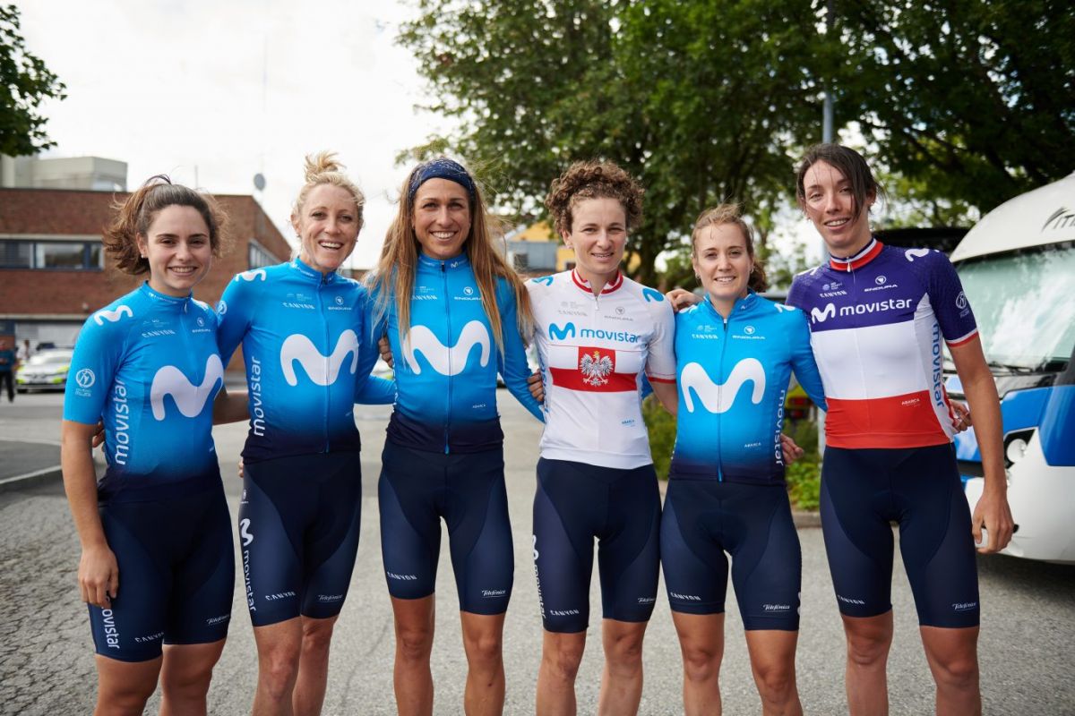 6 cyclistes de Movistar Women's Team