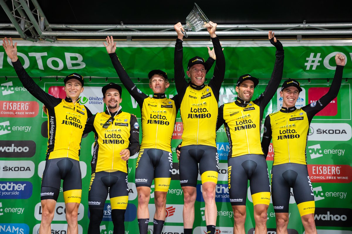 LottoNL Jumbo victorieuse du CLM par équipe Tour of Britain