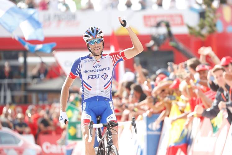 Thibaut Pinot vainqueur de la 19e étape de la Vuelta