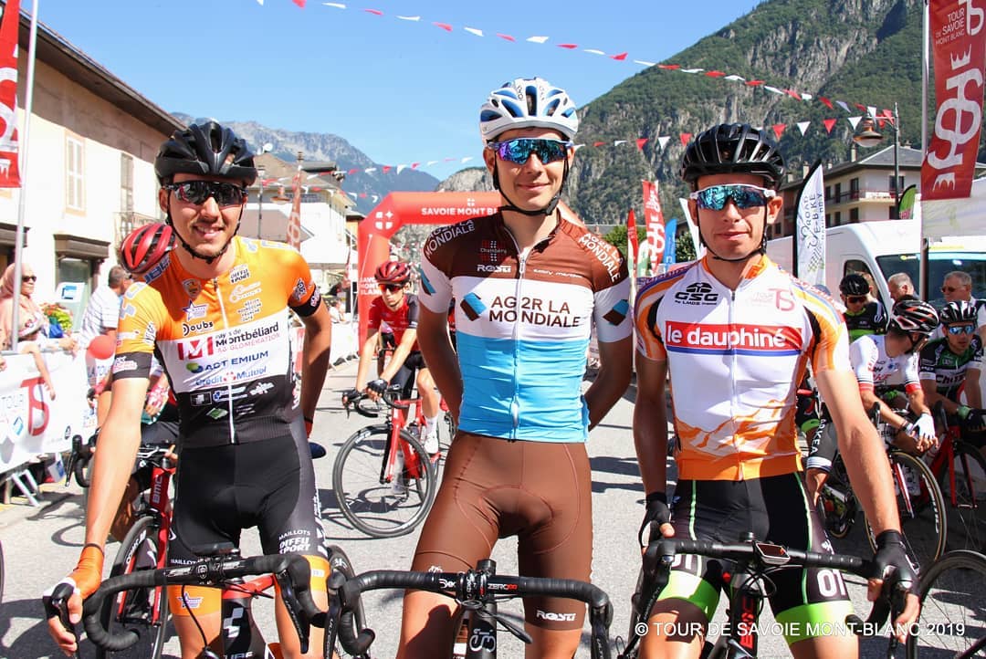 Au départ du Tour Savoie Mont-Blanc