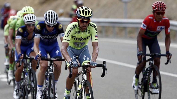 Contador et Quintana s'isolent en début d'étape sur la Vuelta 2016_01