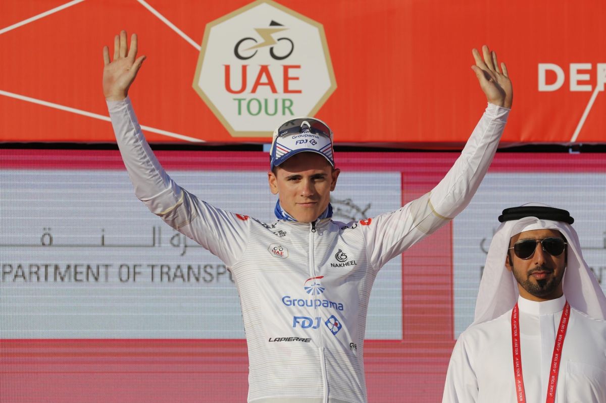 David Gaudu meilleur jeune et 3ème du UAE Tour
