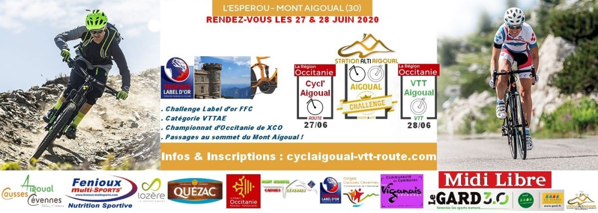 Affiche temporaire La cyclaigoual 2020 Affiche temporaire La cyclaigoual 2020