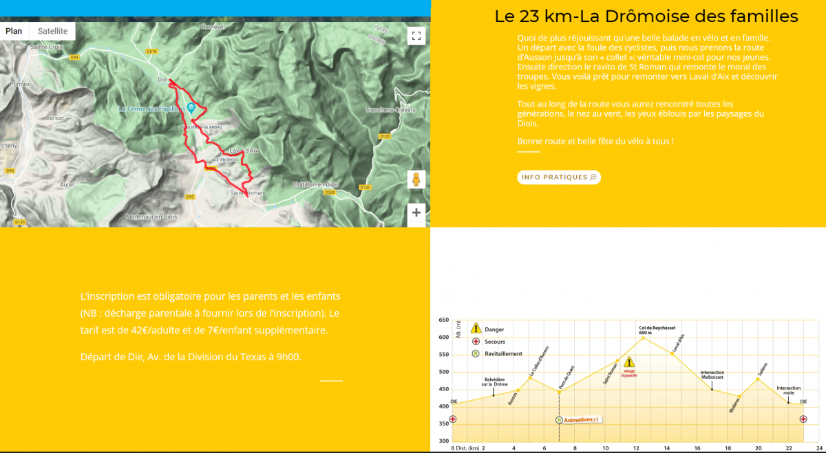 Le 23 km-La Drômoise des familles Le 23 km-La Drômoise des familles