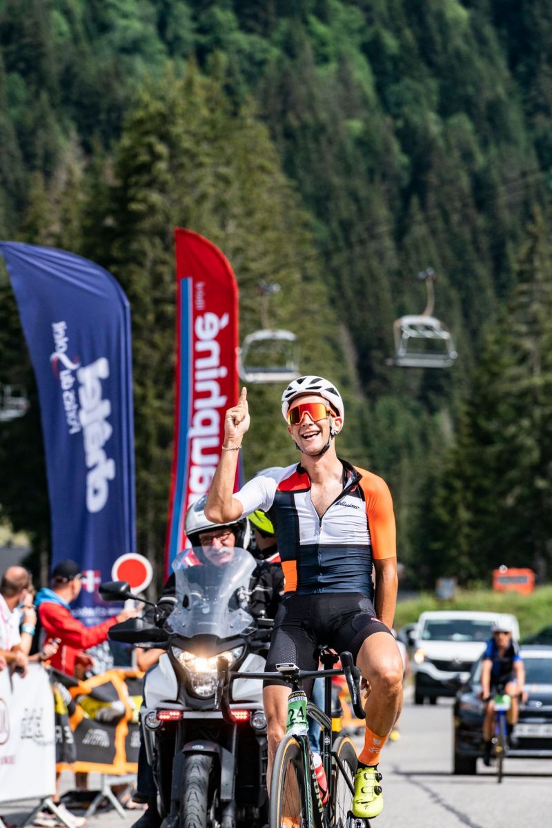 Le suisse Raphaël Addy, vainqueur de l'épreuve reine