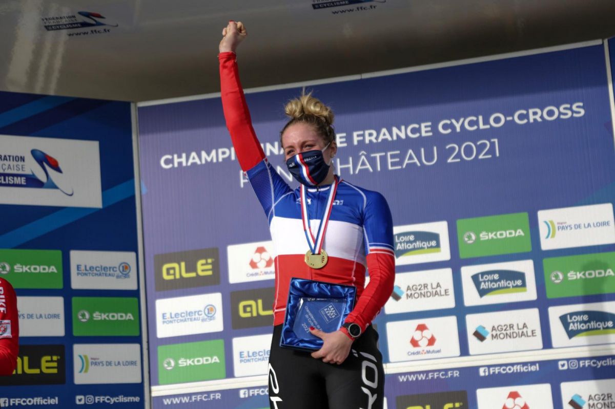 Amandine Fouquenet Championne de France élites de cyclo-cross