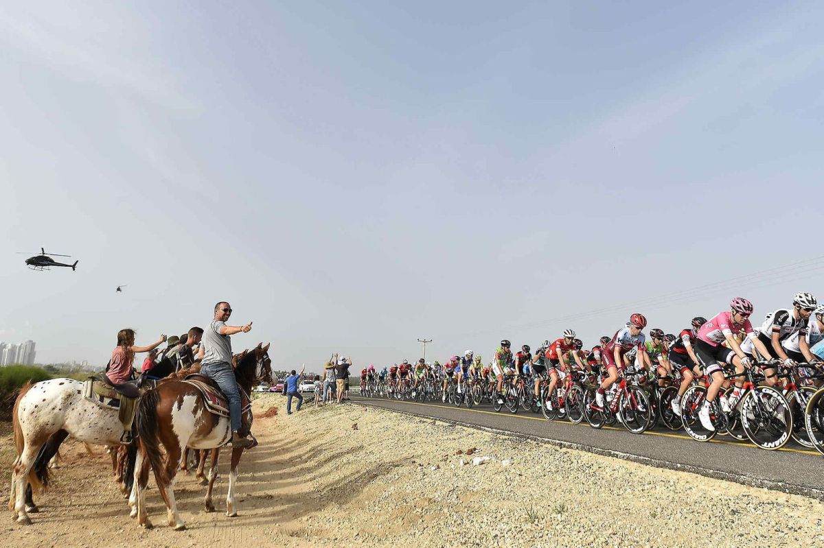 Le passage du Giro en Israël