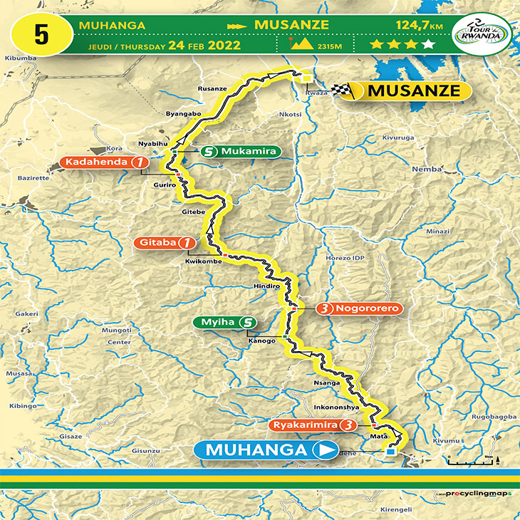etape 5 tour du rwanda 2022