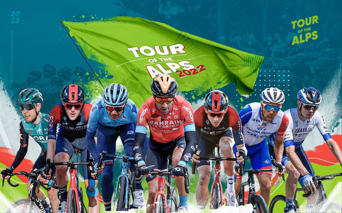 L'affiche du Tour des Alpes 2022.