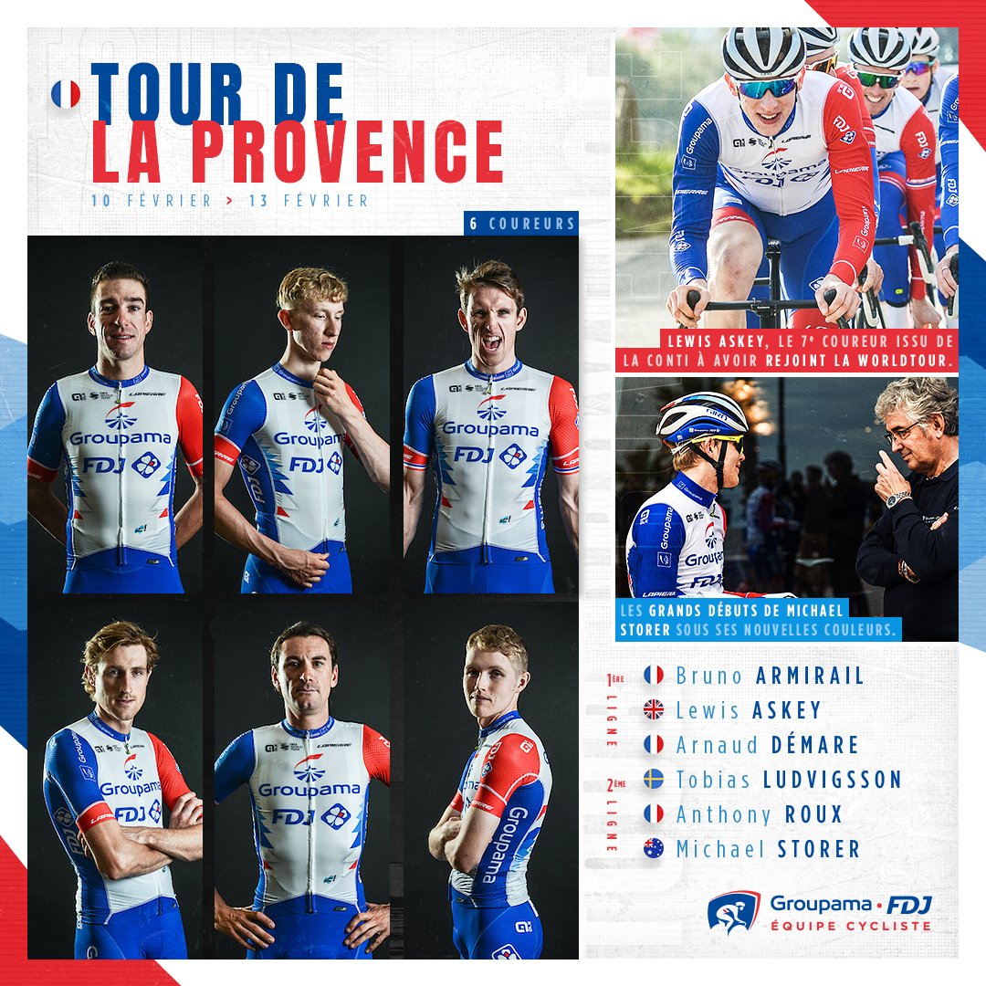 L'ambitieuse compo de la Groupama FDJ sur le Tour de la Provence