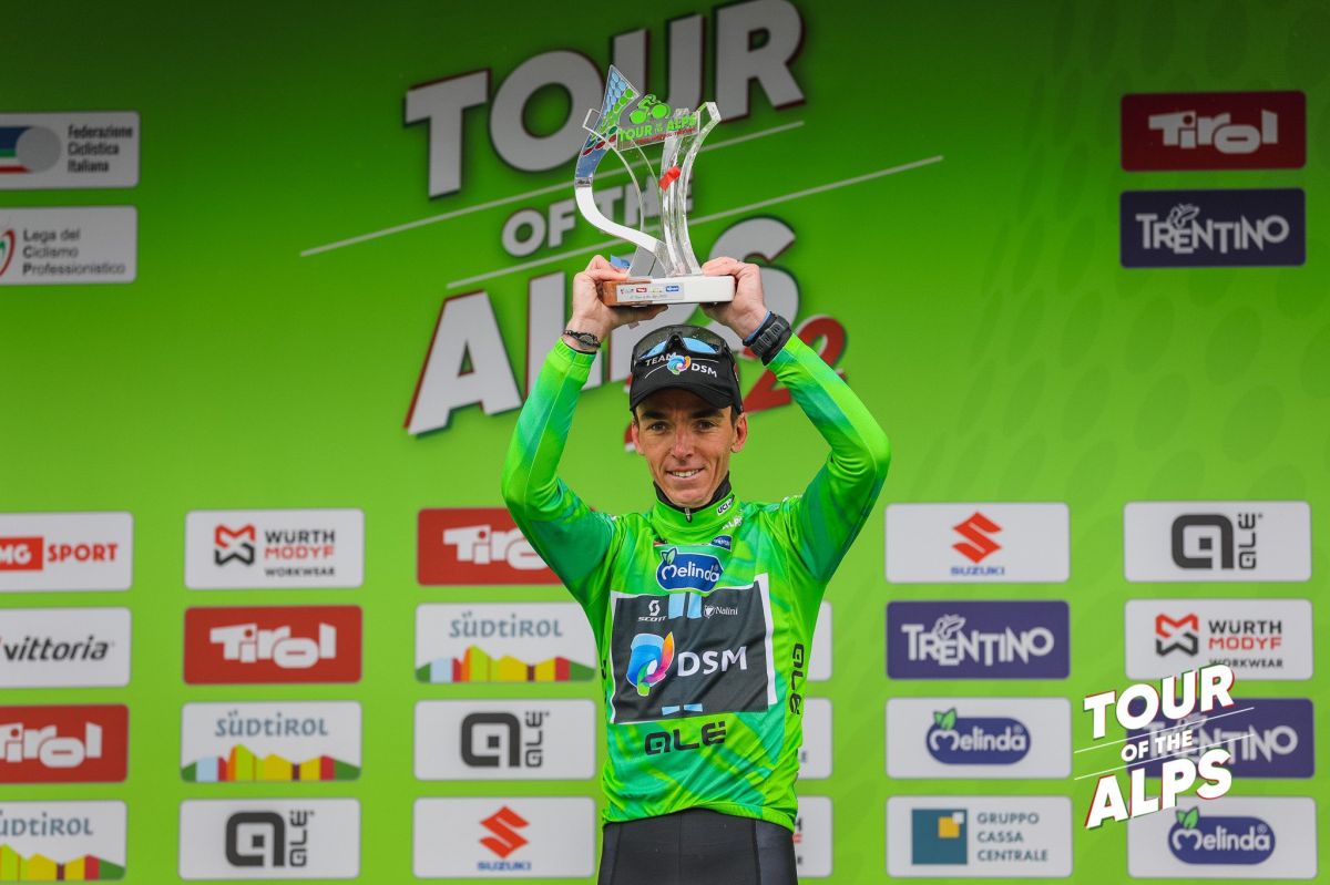 Romain Bardet, vainqueur du Tour des Alpes 2022.