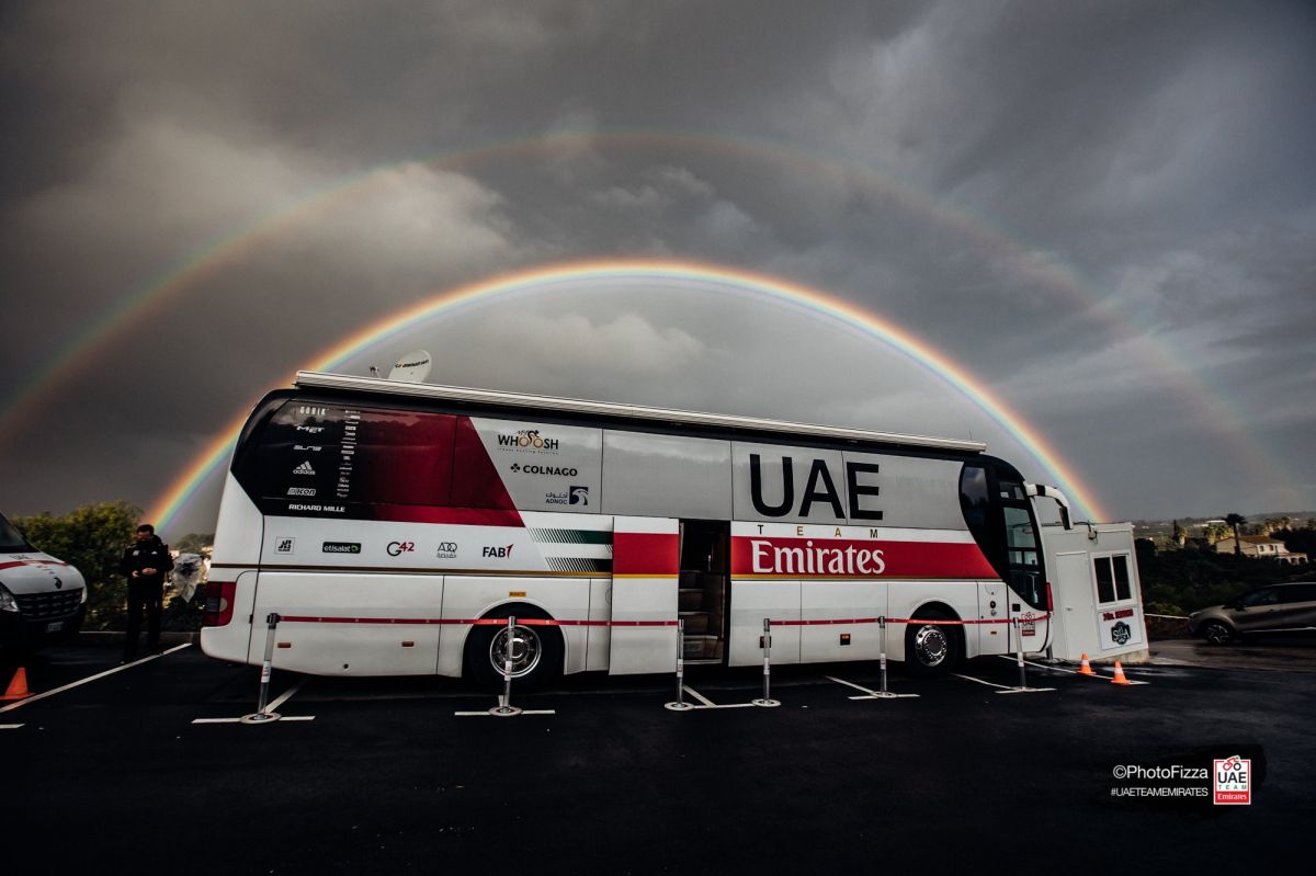 uae team emirates camp entrainement janvier 2022