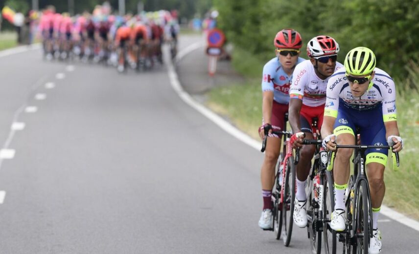 Une échappée sur le Tour de France