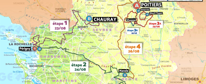 parcours 2022 tour du poitou charentes