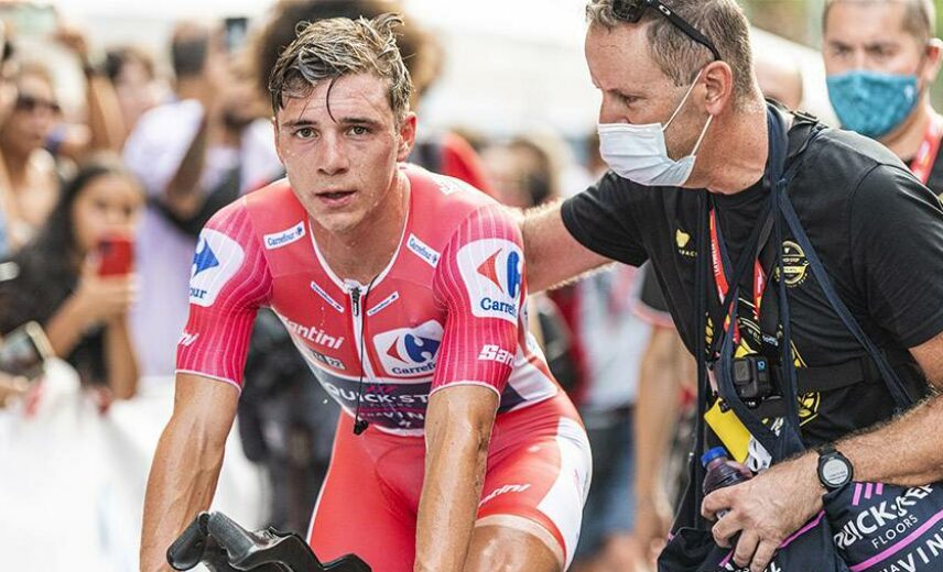 Remco Evenepoel à l'occasion de la 10e étape de la Vuelta / Crédits : la Vuelta