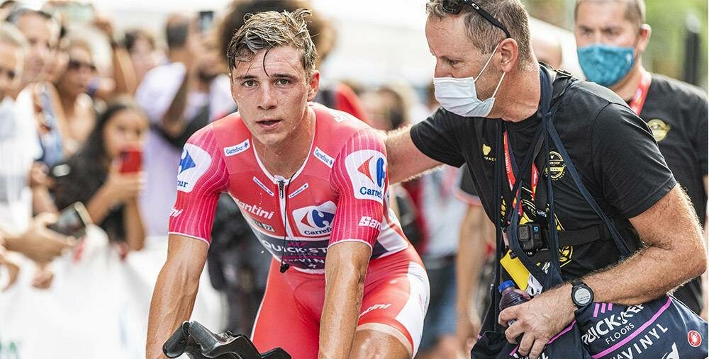 Remco Evenepoel à l'occasion de la 10e étape de la Vuelta / Crédits : la Vuelta