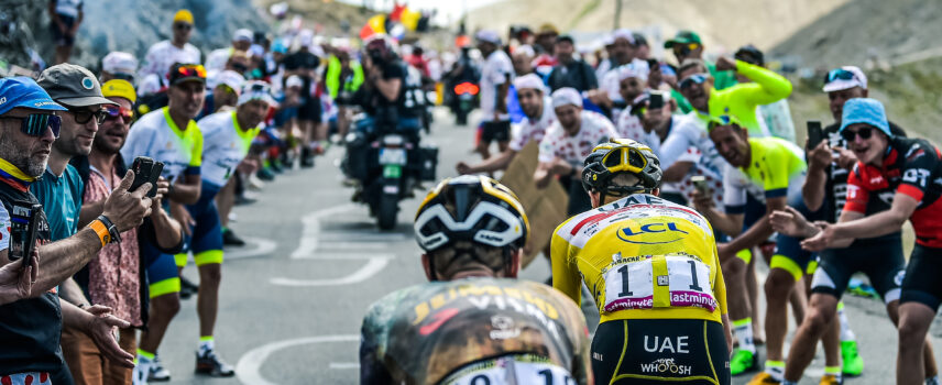 Le duel entre Jonas Vingegaard et Tadej Pogacar dans l'ascension du col du Granon © ASO - Charly Lopez