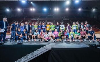 Les coureurs des Trois Jours Cyclistes de Grenoble 2023.