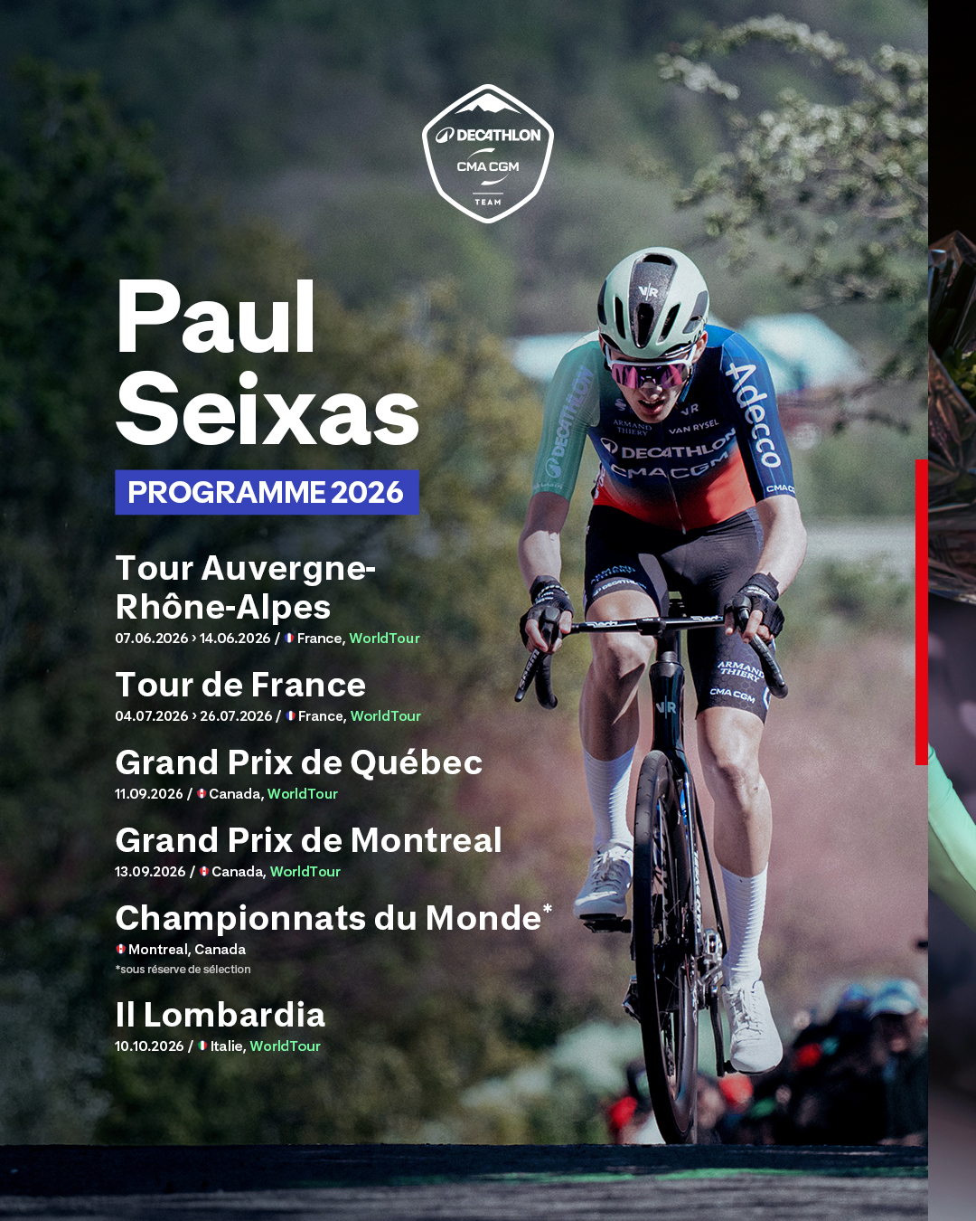 programme paul seixas -2026
