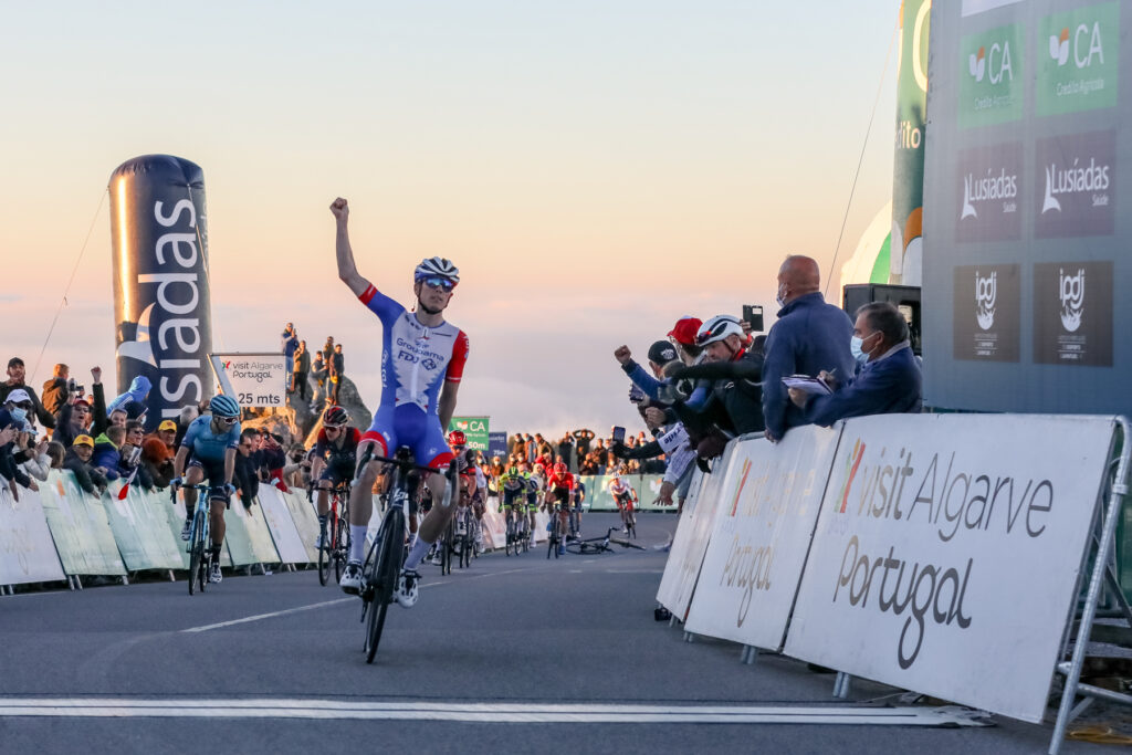David Gaudu een verslag van de 2e étape du Tour d'Algarve au mois de février