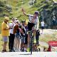 Alexander Evans, premier vainqueur au sommet du col de la Loze / Tour de l'Avenir