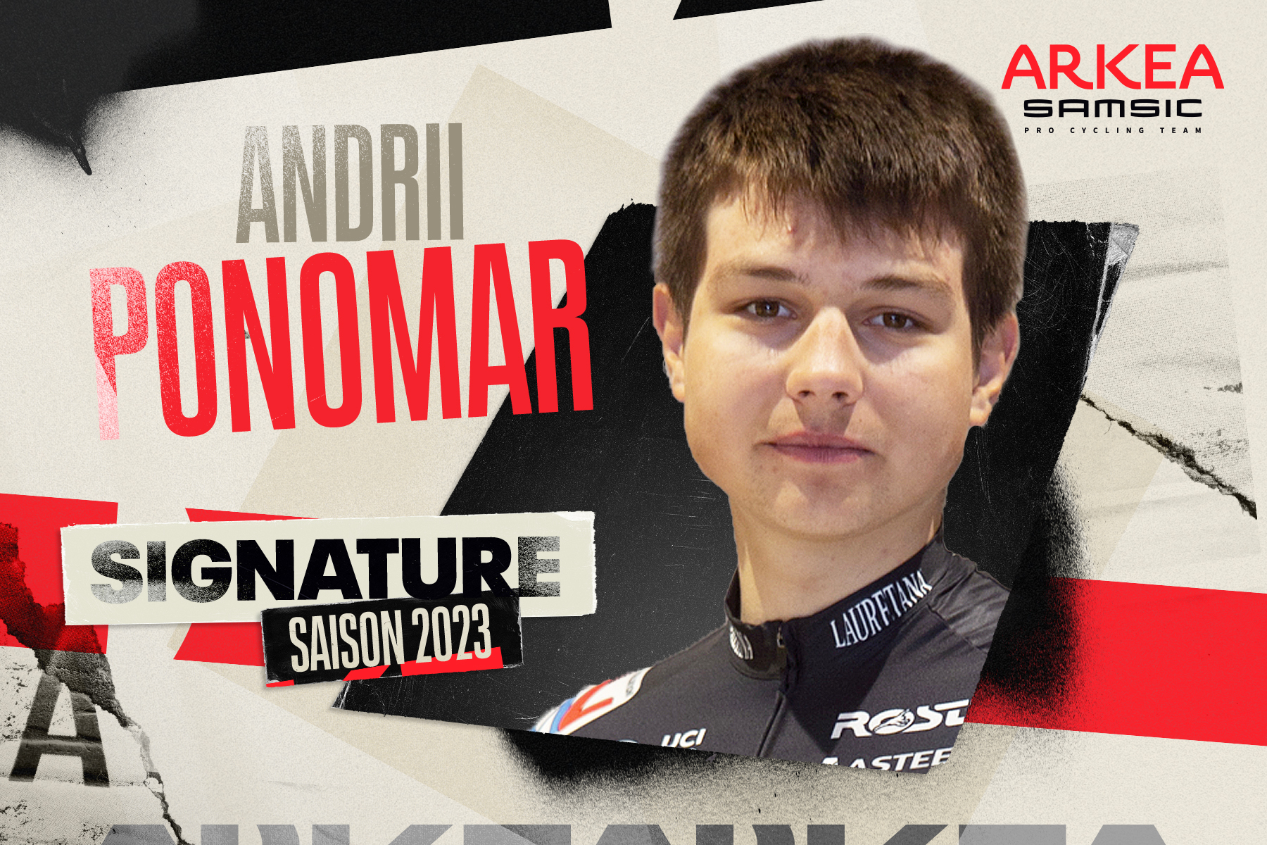 Andrii Ponomar chez ArkeaSamsic en 2023 Velo 101