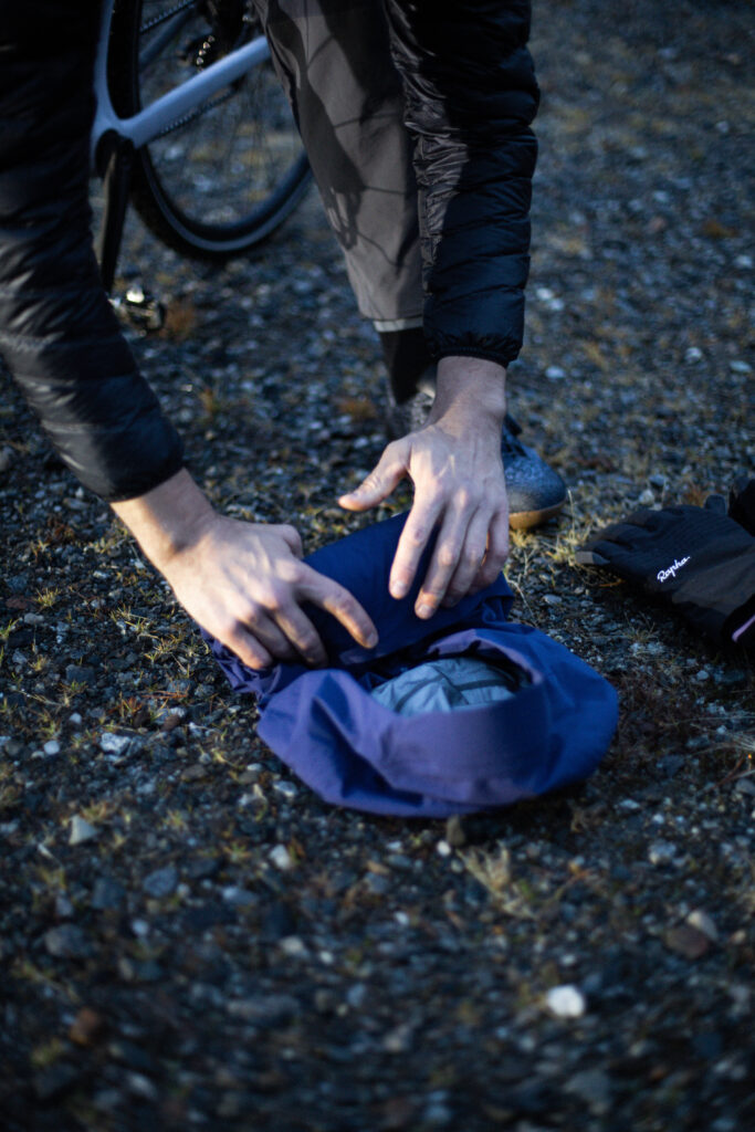 pliage veste rapha explore