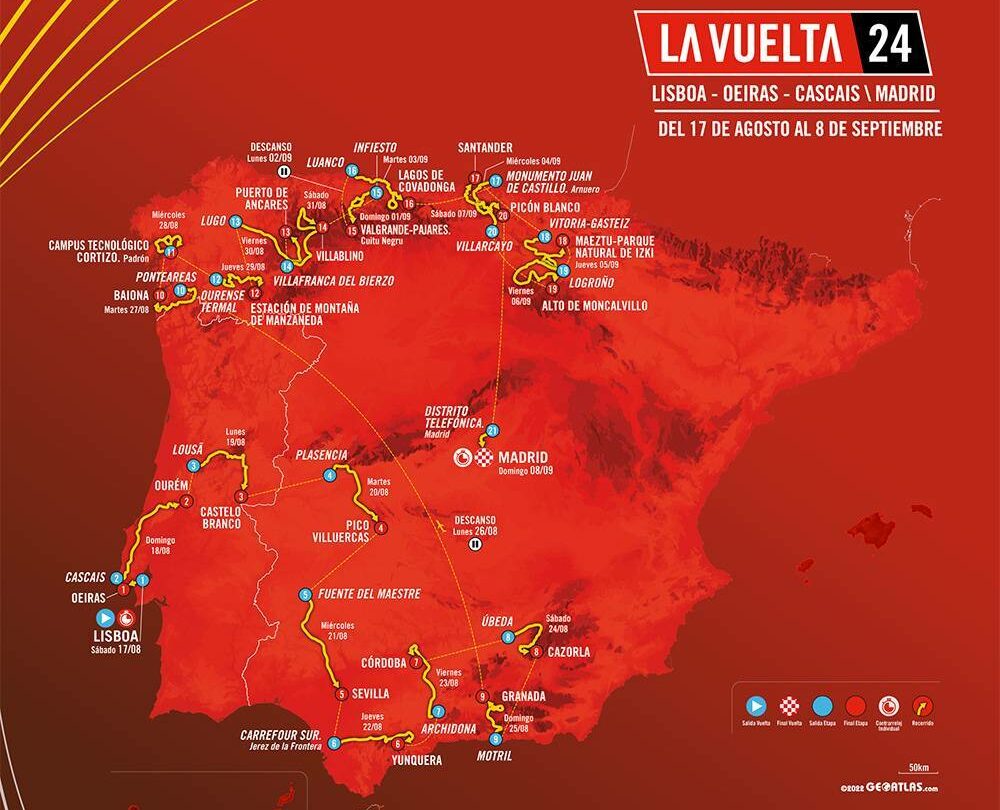 Le parcours de La Vuelta 2025 Velo 101