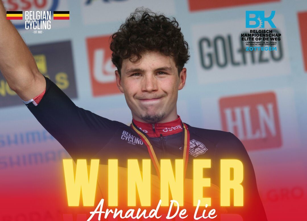 Arnaud De Lie champion de Belgique 2024 - Velo 101