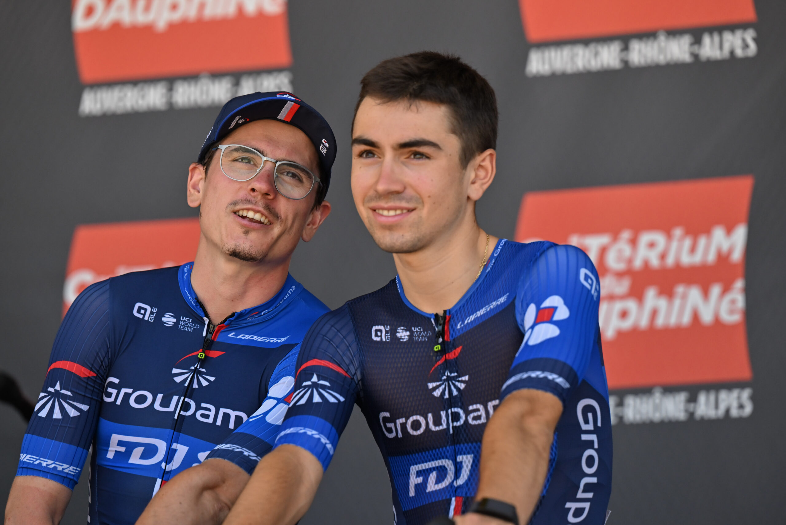 Lenny Martinez au départ du Tour de France Velo 101
