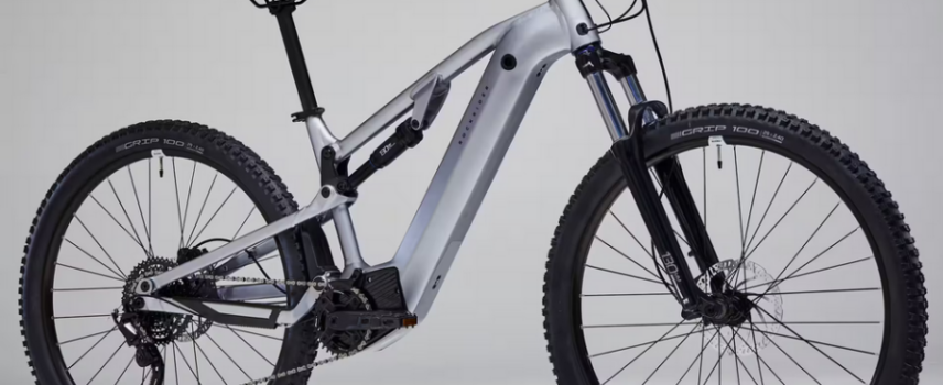 Vélo VTT électrique tout suspendu 29
