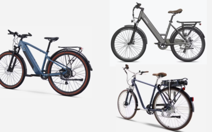 3 vélos électriques Decathlon
