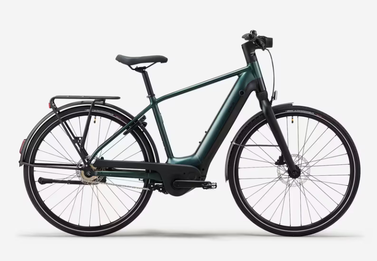 BTWIN VELO VILLE ELECTRIQUE A MOTEUR AUTOMATIQUE OWURU CADRE HAUT LD 920 E